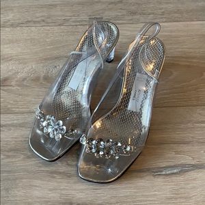 Silver shoes